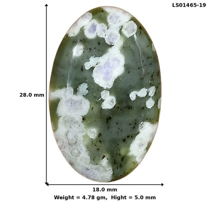 Peace Jade 28x18x5 mm Oval Gemstone LS01465-19