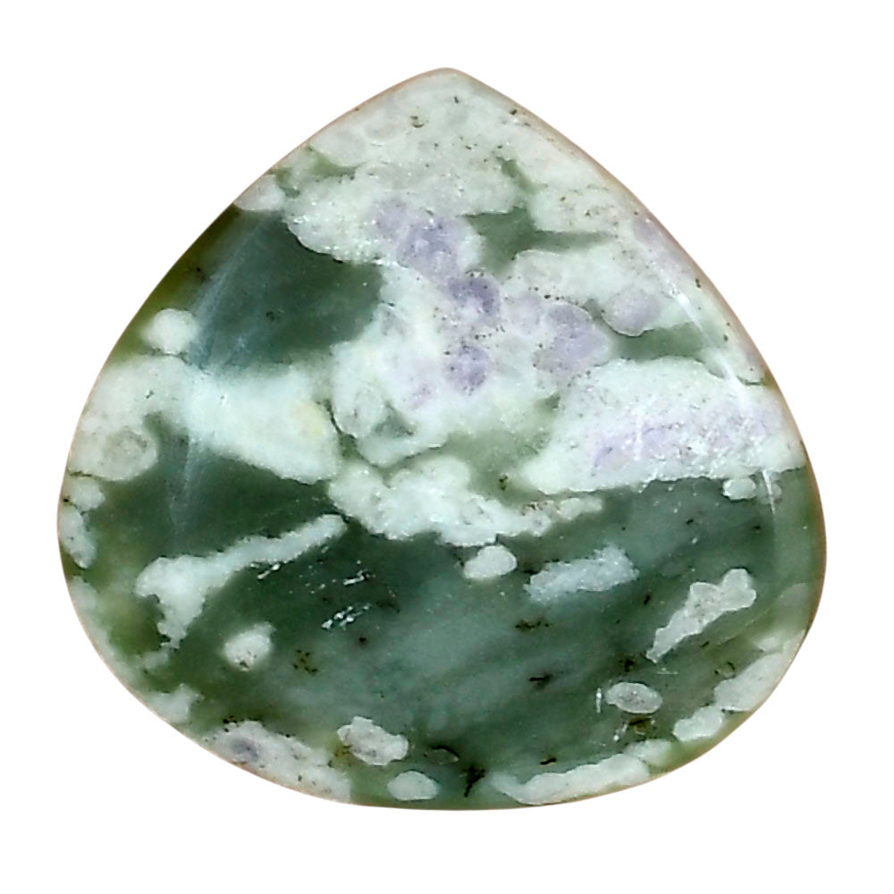 Peace Jade 26.4x25.5x5 mm Pear Gemstone LS01471-19