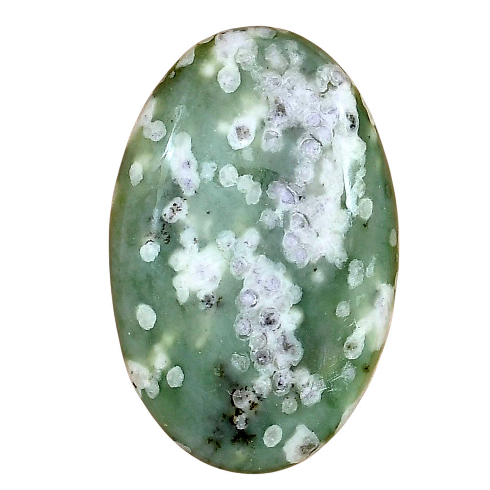 Peace Jade 35x22.55x5.5 mm Oval Gemstone LS01473-19