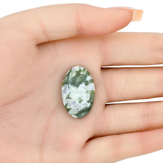 Peace Jade 28x17.7x5 mm Oval Gemstone LS01475-19