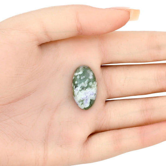 Peace Jade 24.8x14.7x6 mm Oval Gemstone LS01476-19