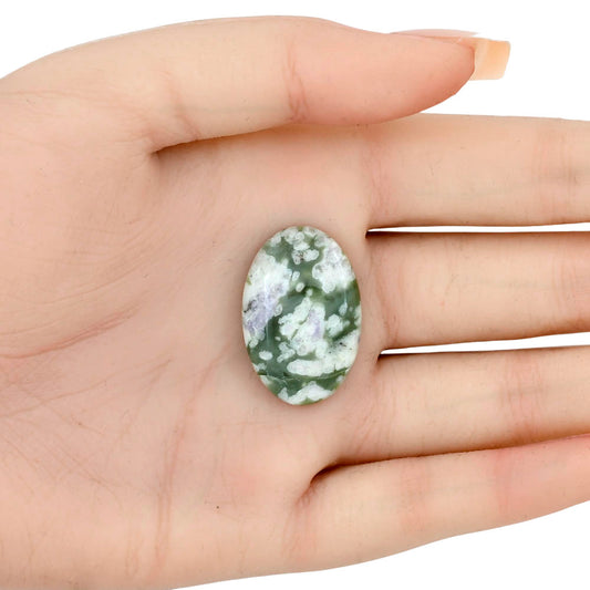Peace Jade 28.3x19x5.5 mm Oval Gemstone LS01477-19