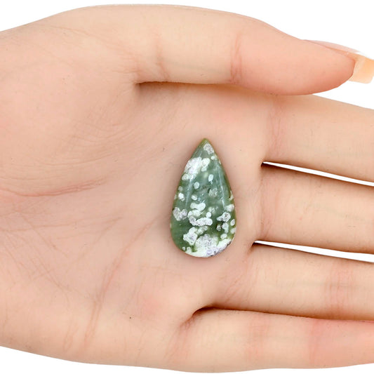 Peace Jade 29x16.2x5.5 mm Pear Gemstone LS01480-19