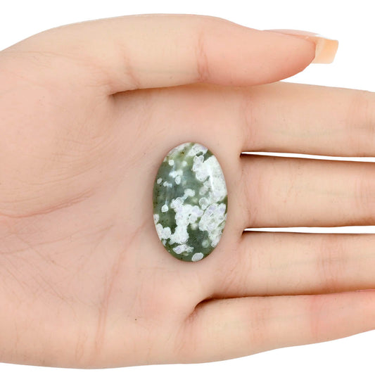 Peace Jade 30x19x5.5 mm Oval Gemstone LS01482-19