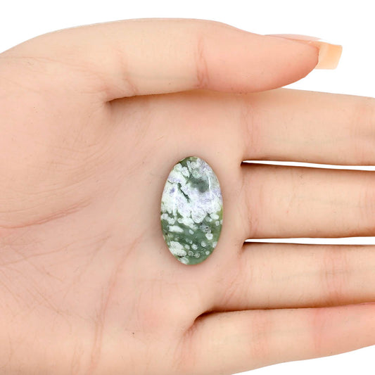 Peace Jade 26.6x15.3x4.5 mm Oval Gemstone LS01488-19