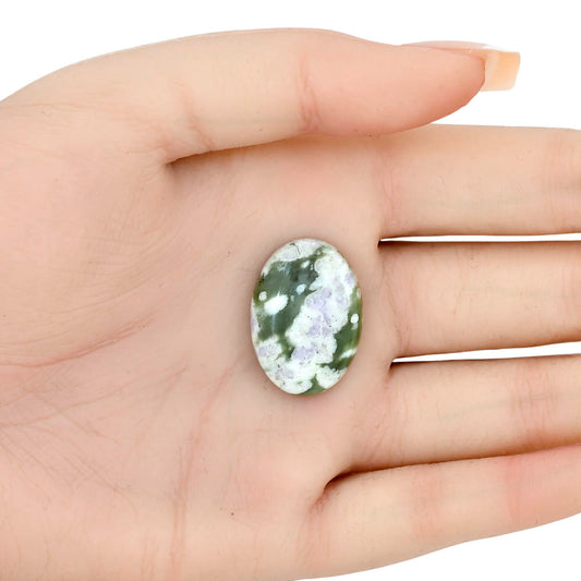 Peace Jade 25.3x18x5 mm Oval Gemstone LS01489-19