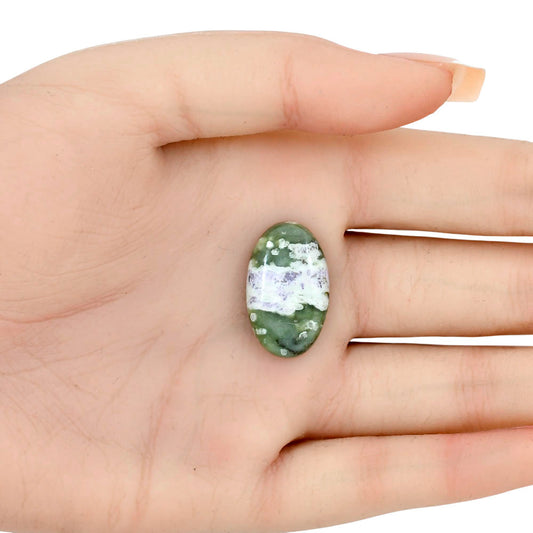 Peace Jade 24x14.6x5 mm Oval Gemstone LS01491-19