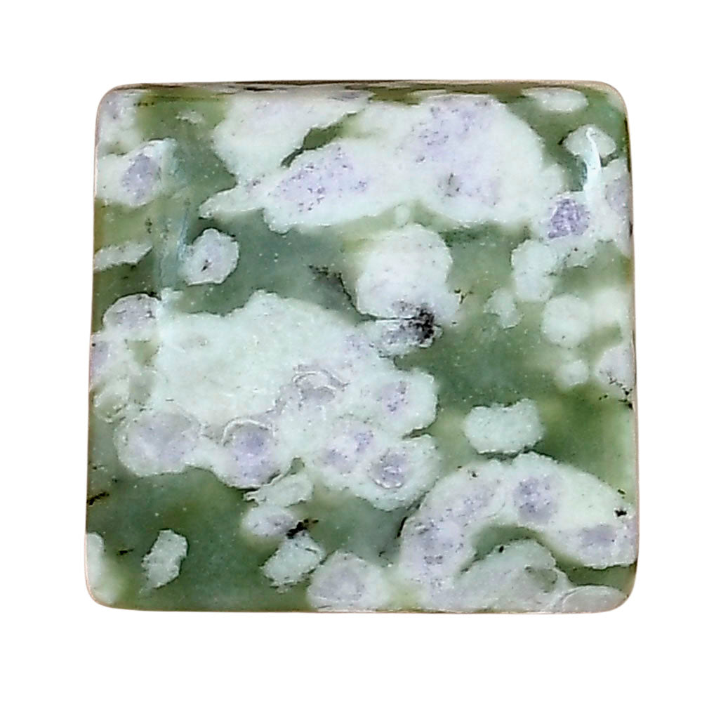 Peace Jade 21.75x20.9x6 mm Baguette Gemstone LS01492-19