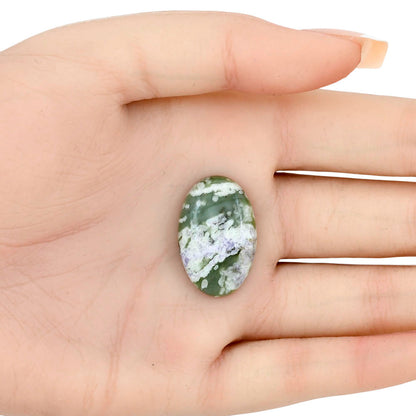 Peace Jade 26.5x17.2x5.5 mm Oval Gemstone LS01503-19