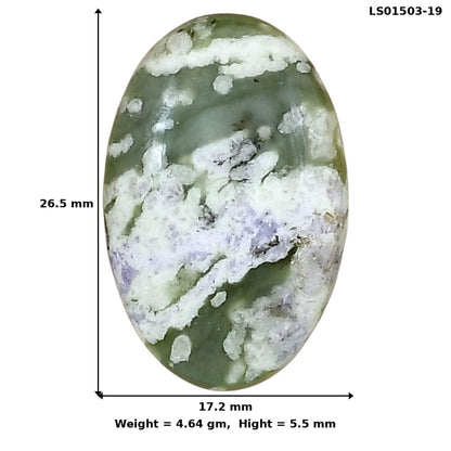 Peace Jade 26.5x17.2x5.5 mm Oval Gemstone LS01503-19