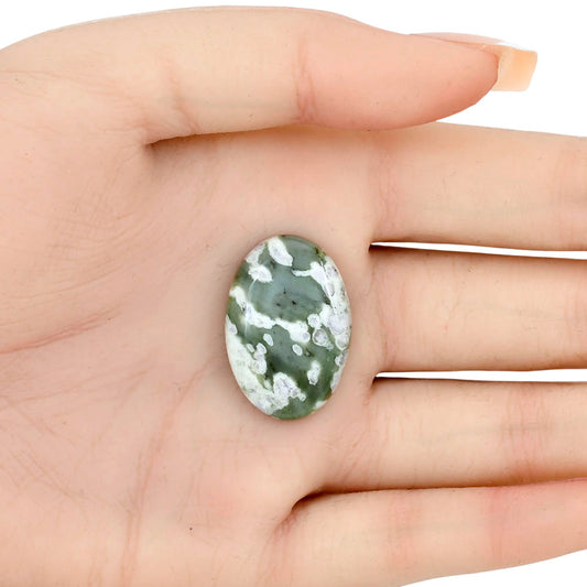 Peace Jade 28.4x18.7x5 mm Oval Gemstone LS01504-19