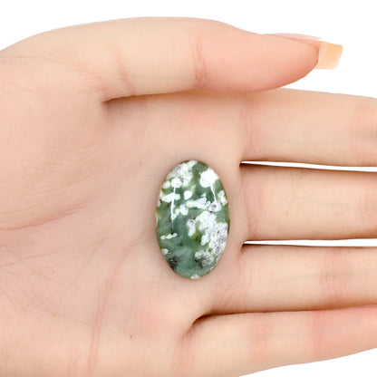 Peace Jade 28.75x18x6 mm Oval Gemstone LS01505-19