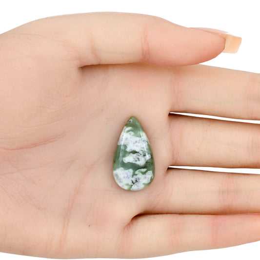Peace Jade 27x15.3x5 mm Pear Gemstone LS01506-19