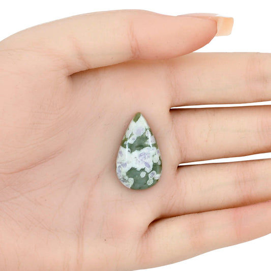 Peace Jade 26.3x15.8x5 mm Pear Gemstone LS01509-19
