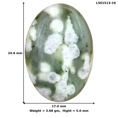 Peace Jade 24.6x17x5 mm Oval Gemstone LS01513-19