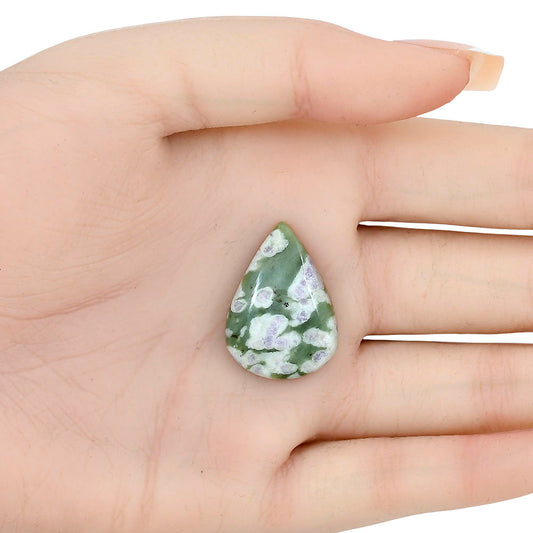Peace Jade 26.6x19x6 mm Pear Gemstone LS01514-19