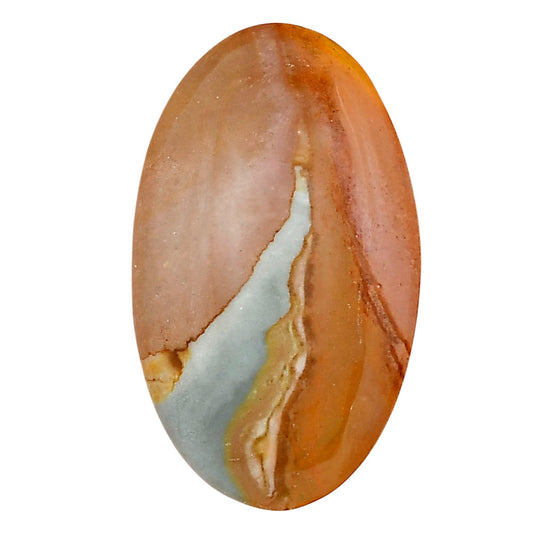 Polygram Jasper 34.8x20.7x6 mm Oval Gemstone LS01536-20