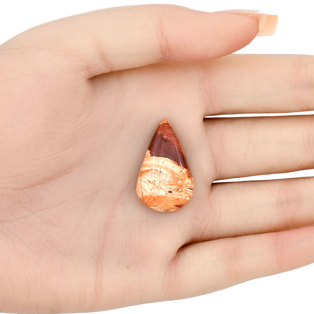 Snake Skin Jasper 27.4x17x6.5 mm Pear Gemstone LS01554-11