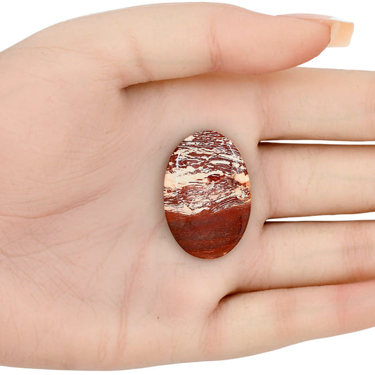 Snake Skin Jasper 31.5x21.4x4.5 mm Oval Gemstone LS01560-11