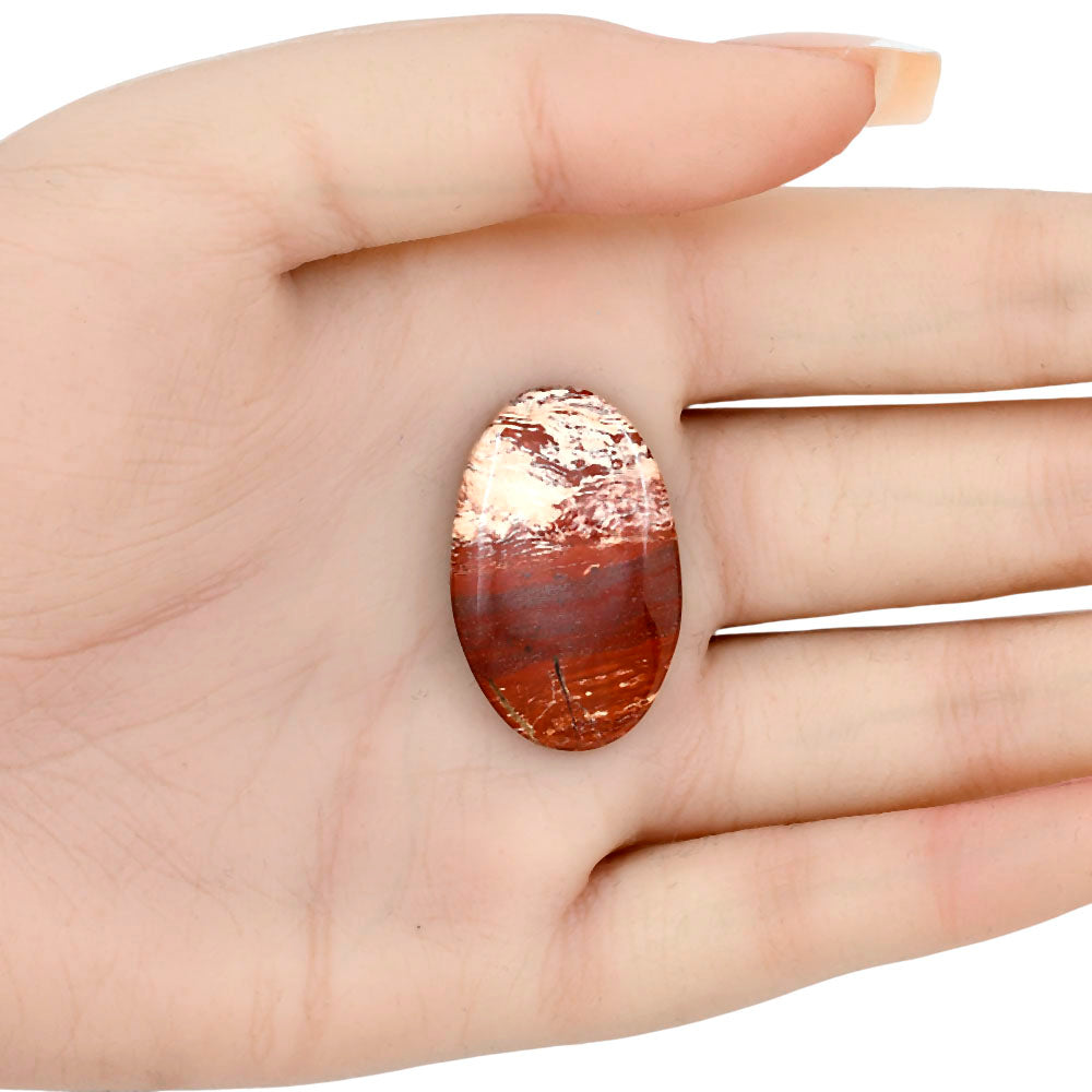 Snake Skin Jasper 31.3x19.75x5 mm Oval Gemstone LS01562-11