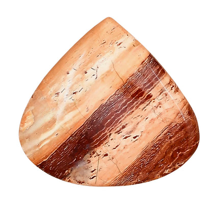 Snake Skin Jasper 26.9x25.2x5.5 mm Heart Gemstone LS01565-11