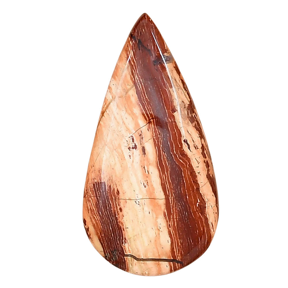 Snake Skin Jasper 33.7x17x5.5 mm Pear Gemstone LS01570-11