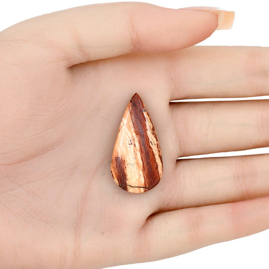 Snake Skin Jasper 33.7x17x5.5 mm Pear Gemstone LS01570-11