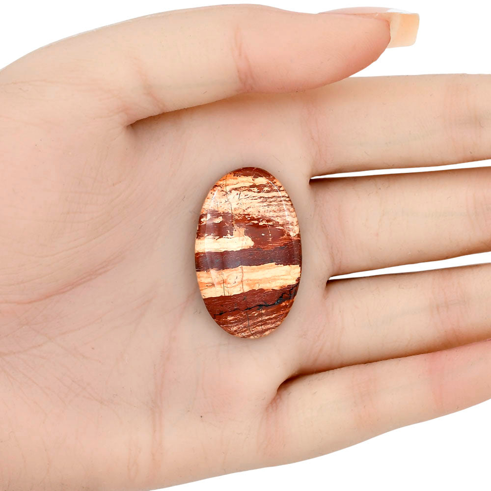 Snake Skin Jasper 32.5x20.3x4.5 mm Oval Gemstone LS01571-11