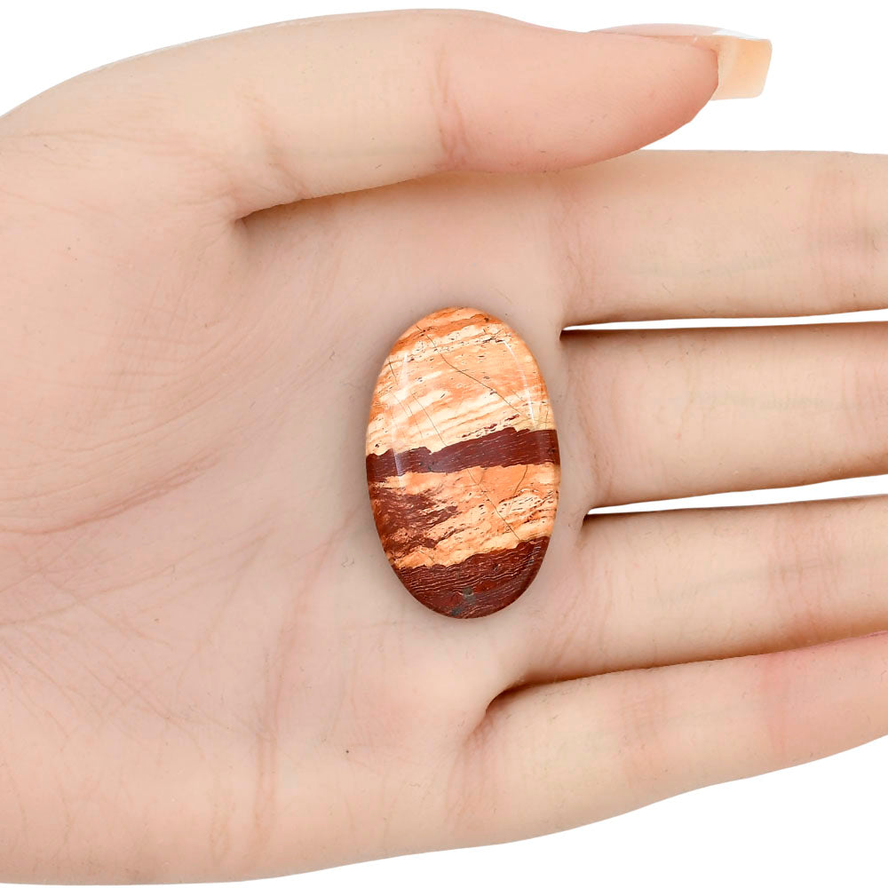 Snake Skin Jasper 32.7x20.3x5.5 mm Oval Gemstone LS01574-11