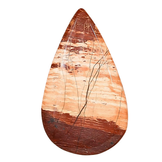 Snake Skin Jasper 34x20x5 mm Pear Gemstone LS01575-11