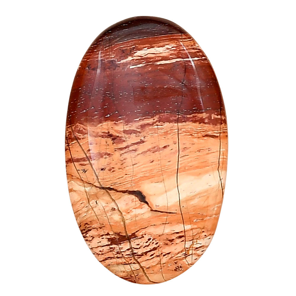 Snake Skin Jasper 32.6x19.8x5.5 mm Oval Gemstone LS01577-11