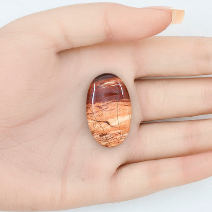 Snake Skin Jasper 32.6x19.8x5.5 mm Oval Gemstone LS01577-11