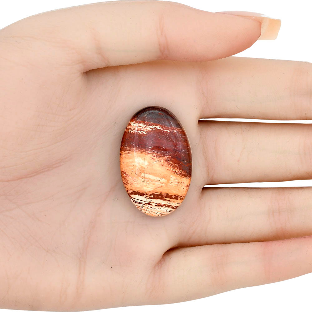 Snake Skin Jasper 32x21x7 mm Oval Gemstone LS01578-11