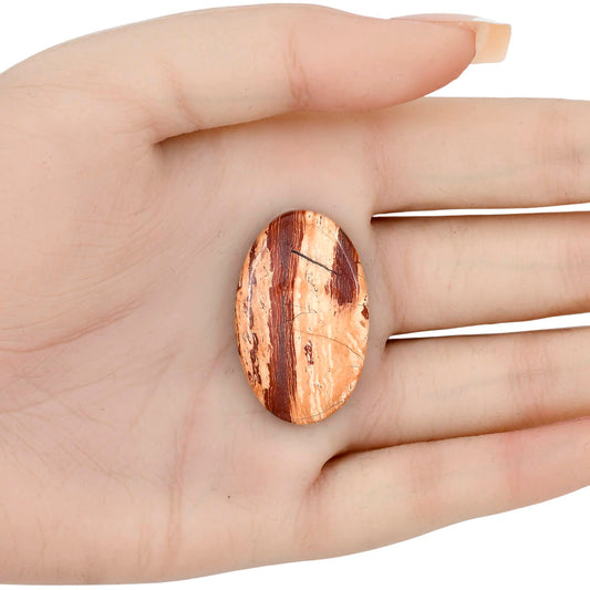 Snake Skin Jasper 33.7x21.2x5 mm Oval Gemstone LS01583-11