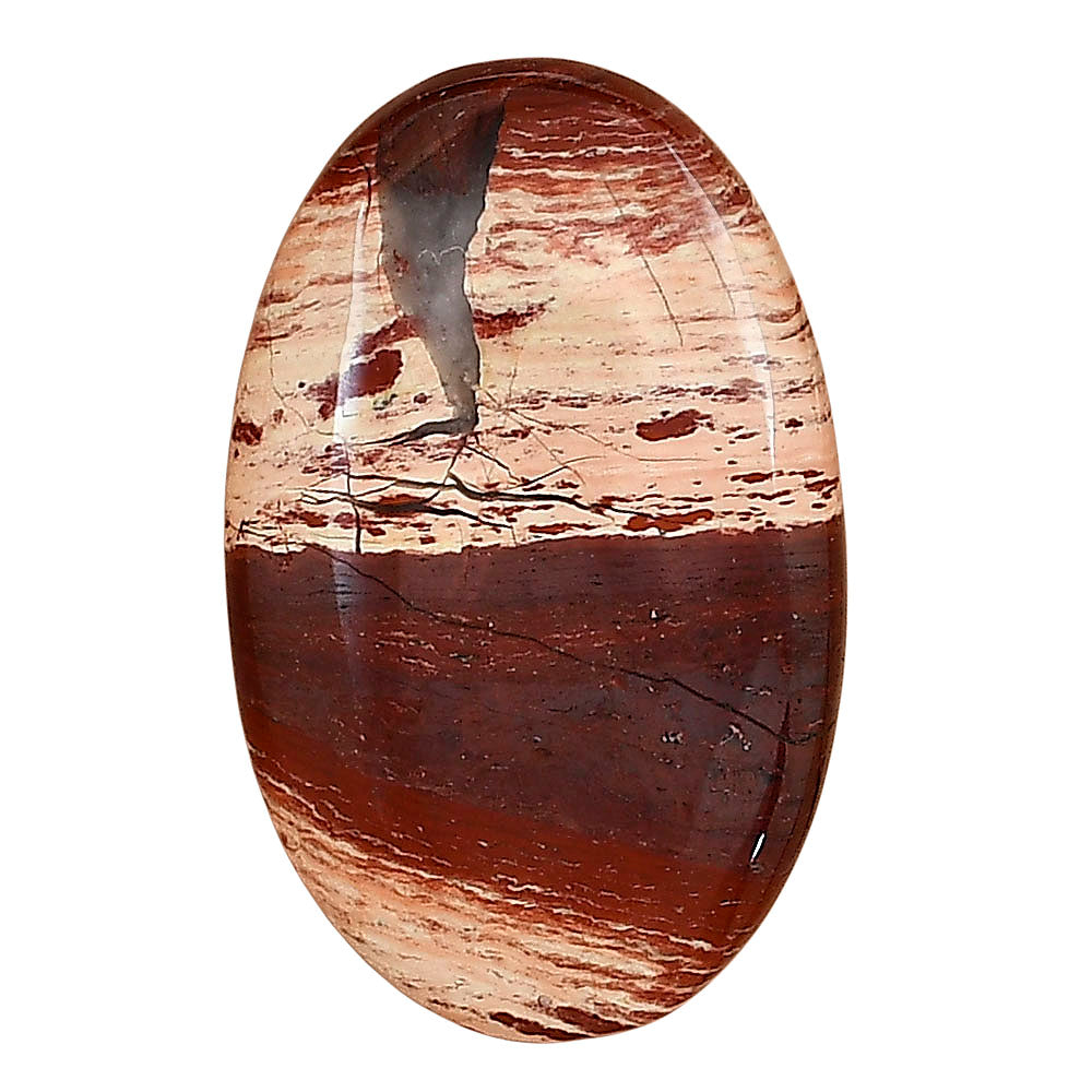 Snake Skin Jasper 32x20.2x5 mm Oval Gemstone LS01588-11