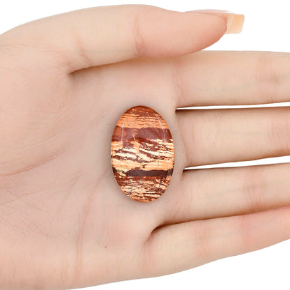 Snake Skin Jasper 31x20.4x5.5 mm Oval Gemstone LS01591-11