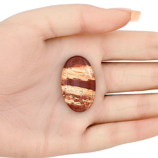 Snake Skin Jasper 33.4x20.2x6 mm Oval Gemstone LS01593-11