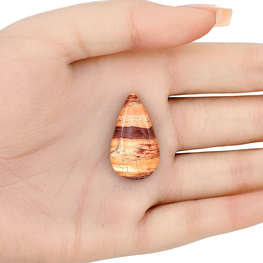 Snake Skin Jasper 30.45x17x6 mm Pear Gemstone LS01603-11