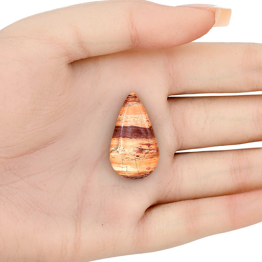 Snake Skin Jasper 30.45x17x6 mm Pear Gemstone LS01603-11