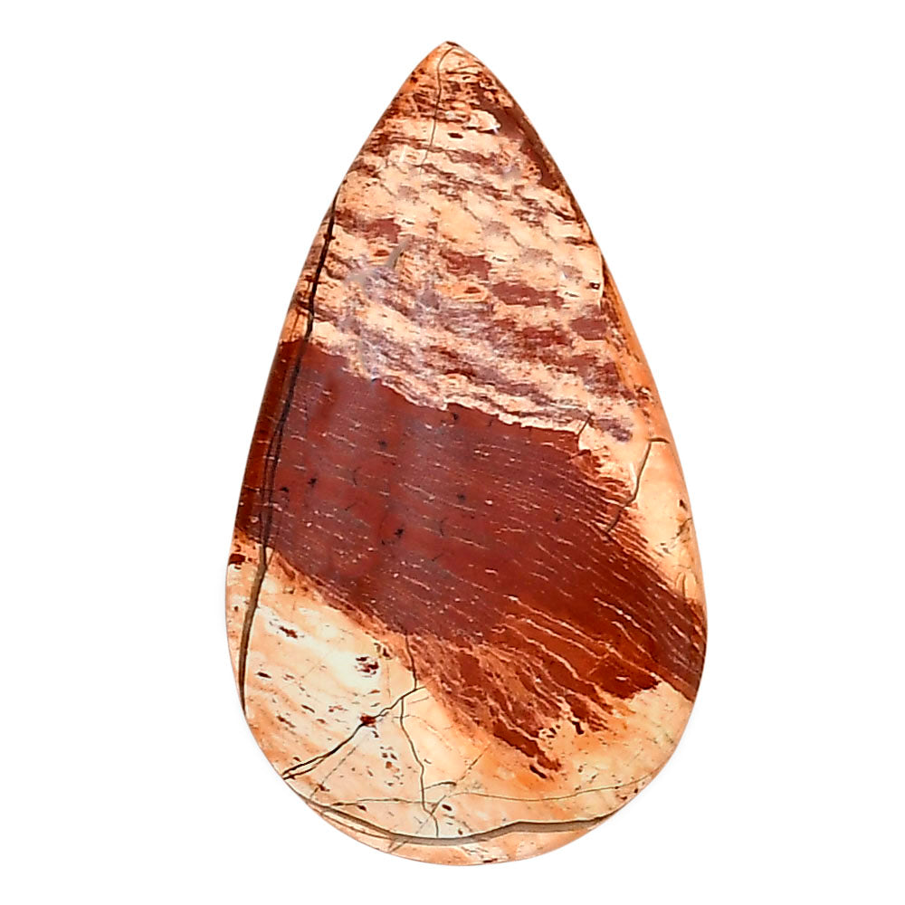Snake Skin Jasper 32.6x19x6.5 mm Pear Gemstone LS01606-11