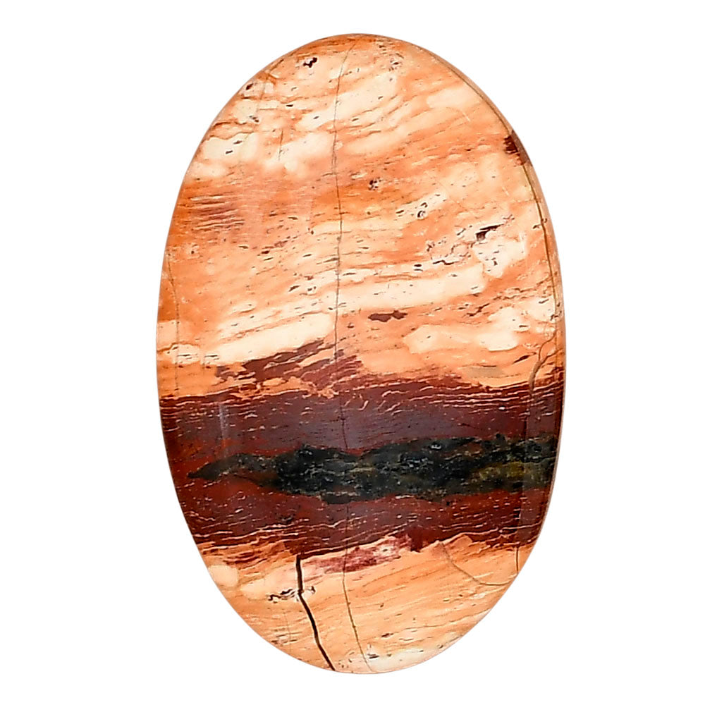 Snake Skin Jasper 32.55x20.85x6 mm Oval Gemstone LS01607-11