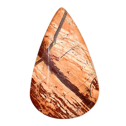 Snake Skin Jasper 31x19.2x5.5 mm Pear Gemstone LS01614-11
