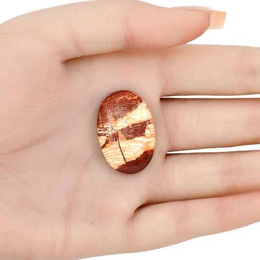 Snake Skin Jasper 29.3x19.75x5.5 mm Pear Gemstone LS01617-11