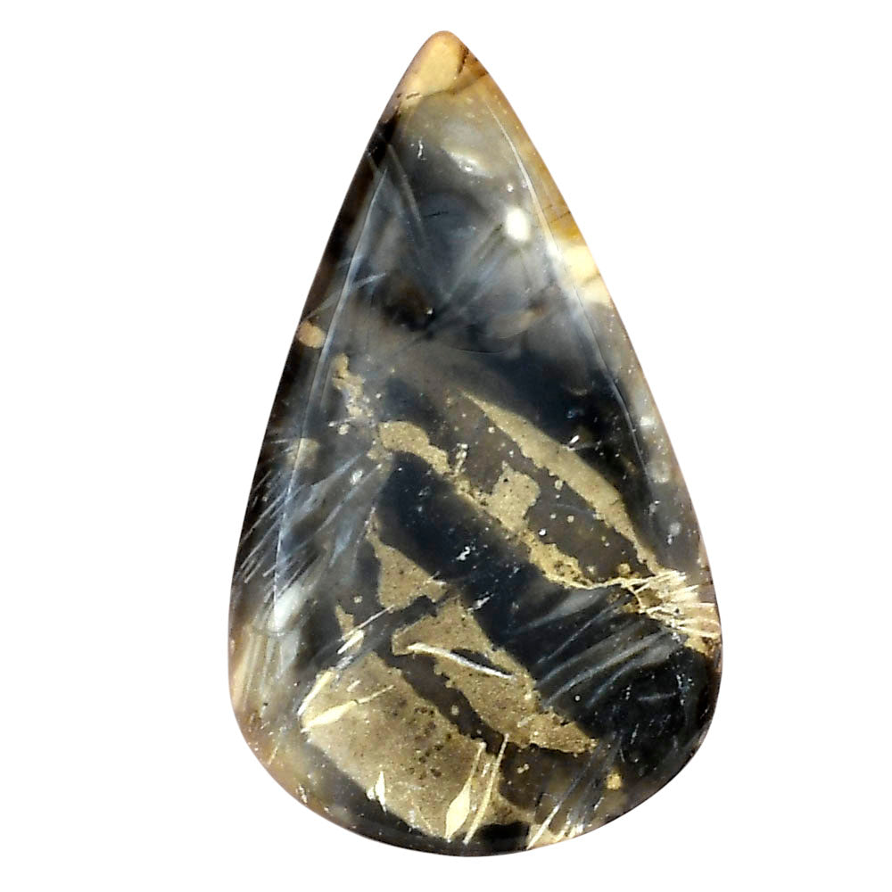 Bat Cave Jasper 40.8x24.5x4.6 mm Pear Gemstone LS01622-21