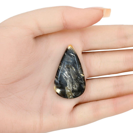 Bat Cave Jasper 39x23x5.8 mm Pear Gemstone LS01625-21
