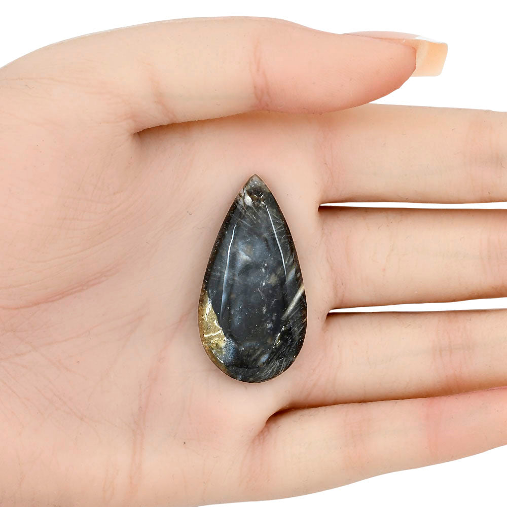Bat Cave Jasper 38x20x6 mm Pear Gemstone LS01627-21
