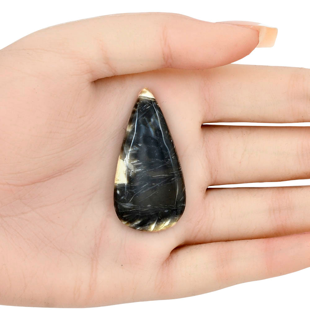 Bat Cave Jasper 44x22.5x5.6 mm Pear Gemstone LS01633-21