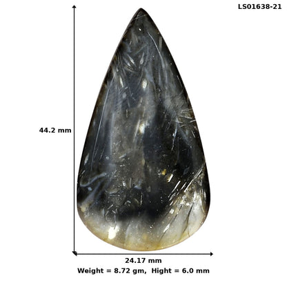 Bat Cave Jasper 44.2x24.17x6 mm Pear Gemstone LS01638-21