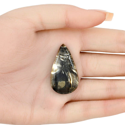 Bat Cave Jasper 37.1x21.1x5.5 mm Pear Gemstone LS01642-21