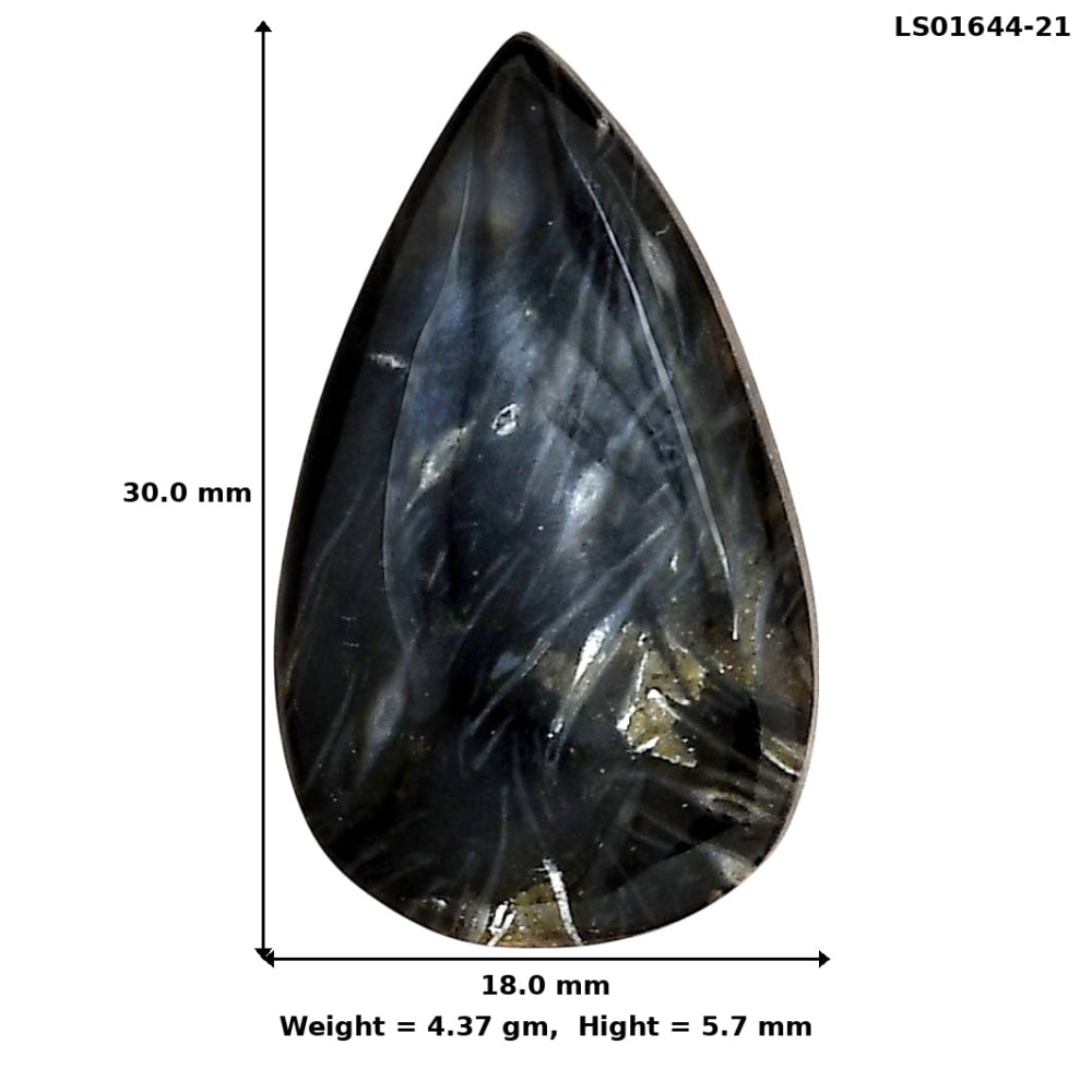 Bat Cave Jasper 30x18x5.7 mm Pear Gemstone LS01644-21